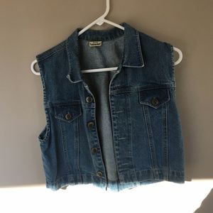 child's denim vest